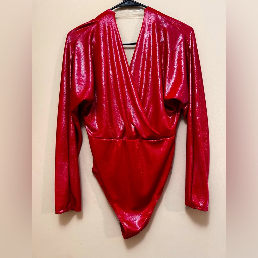 Women’s Red Bodysuit
